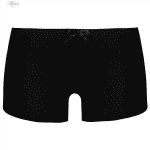 شورت زنانه ماییلدا مدل پادار کد 3914 رنگ مشکی