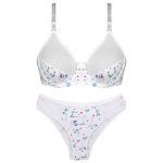 ست شورت و سوتین زنانه پانیذ مدل 9046 رنگ سفید