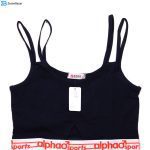 ست نیم تنه و شورت ورزشی زنانه کوزا مدل 9142-8 رنگ سرمه ای