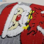 جوراب زنانه مدل بابا نوئل کد 4075 رنگ طوسی