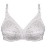 سوتین زنانه پانیذ مدل بدون فنر کد 66508-4 رنگ سفید