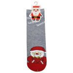 جوراب زنانه مدل بابا نوئل کد 4075 رنگ طوسی