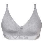 سوتین زنانه پانیذ مدل بدون فنر کد 66385-2 رنگ طوسی