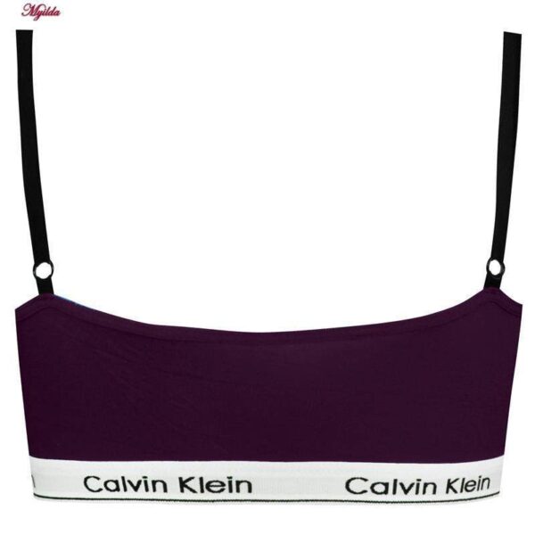 ست شورت و نیم تنه ورزشی زنانه مایا مدل بدون فنر پددار کد MY-4297-5009 رنگ بنفش تیره