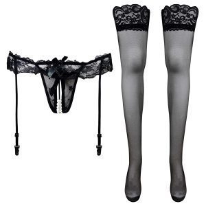 شورت زنانه ماییلدا مدل بیکینی کد 3684-FZ072 رنگ مشکی به همراه جوراب