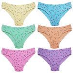 شورت زنانه مدل گل رز نخی کد 4227 بسته 6 عددی