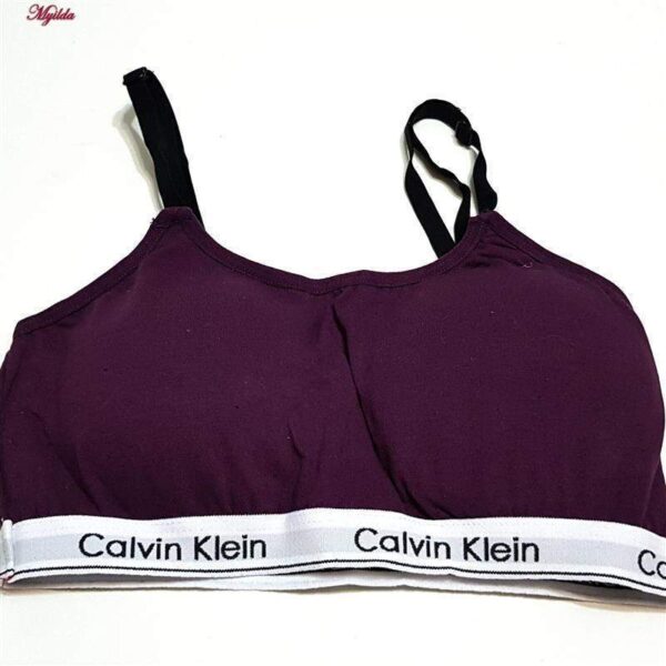 ست شورت و نیم تنه ورزشی زنانه مایا مدل بدون فنر پددار کد MY-4297-5009 رنگ بنفش تیره