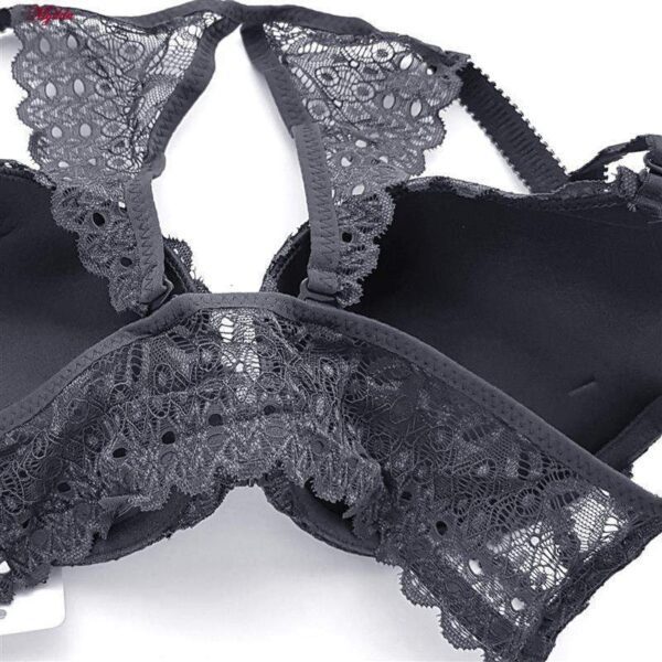 ست شورت و سوتین زنانه ماییلدا مدل پوش آپ فنردار کد 4282-7107 رنگ خاکستری تیره