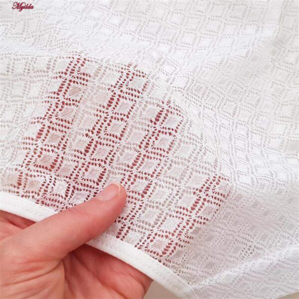 شورت زنانه ماییلدا مدل گیپوری کد 4249 رنگ سفید