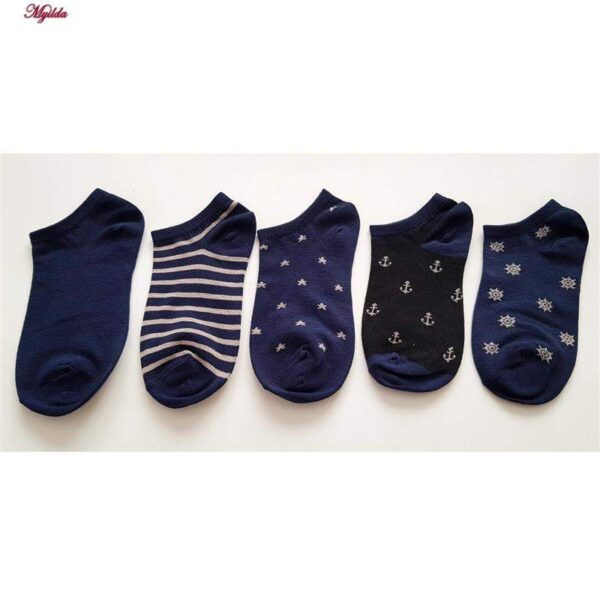 جوراب زنانه ماییلدا مدل 4238 رنگ سرمه ای بسته 5 عددی