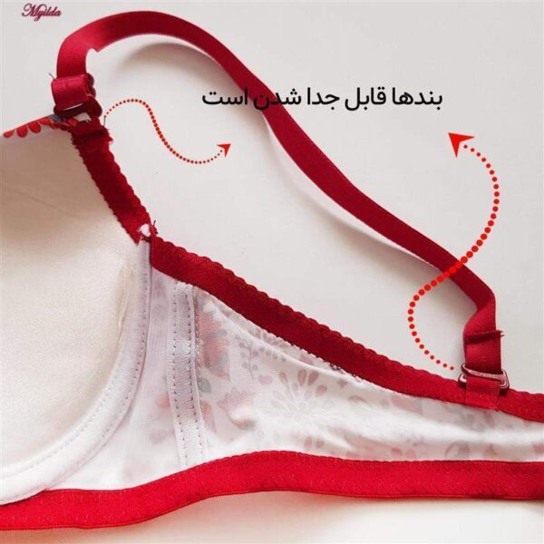 ست شورت و سوتین زنانه لنا مدل پوش آپ فنر دار کد 4378-8