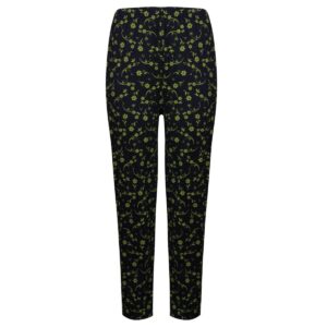 شلوار زنانه مدل گلدار کد 4298-2 رنگ مشکی