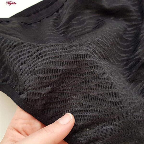 شورت زنانه ماییلدا مدل گیپوری کد 4239 رنگ مشکی