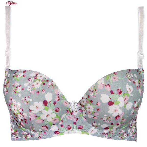 ست شورت و سوتین زنانه لنا مدل پوش آپ فنر دار کد 4378-1