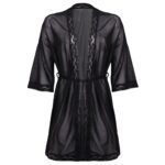 روبدوشامبر گیپور زنانه مشکی کد 4306-81007