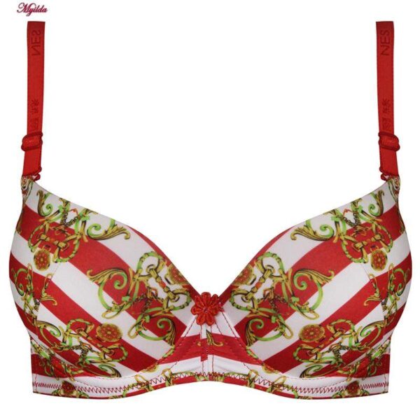 ست شورت و سوتین زنانه لنا مدل پوش آپ فنر دار کد 4378-5