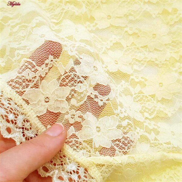 شورت زنانه ماییلدا مدل گیپوری کد 4240 رنگ زرد