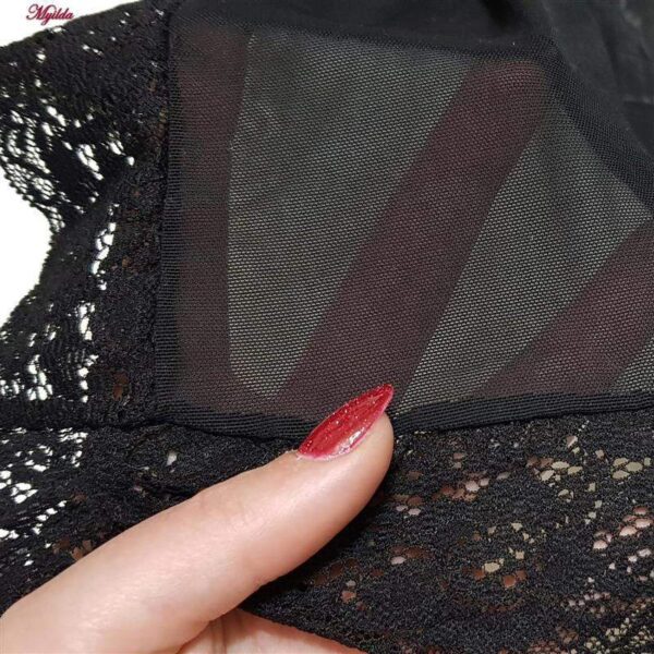 روبدوشامبر زنانه مدل گیپوری کد 4304-81008 رنگ مشکی