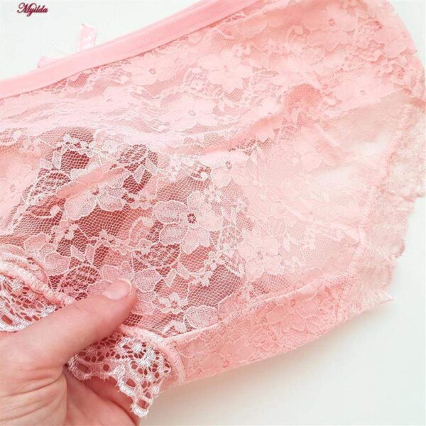 شورت زنانه ماییلدا مدل گیپوری کد 4240 رنگ کالباسی