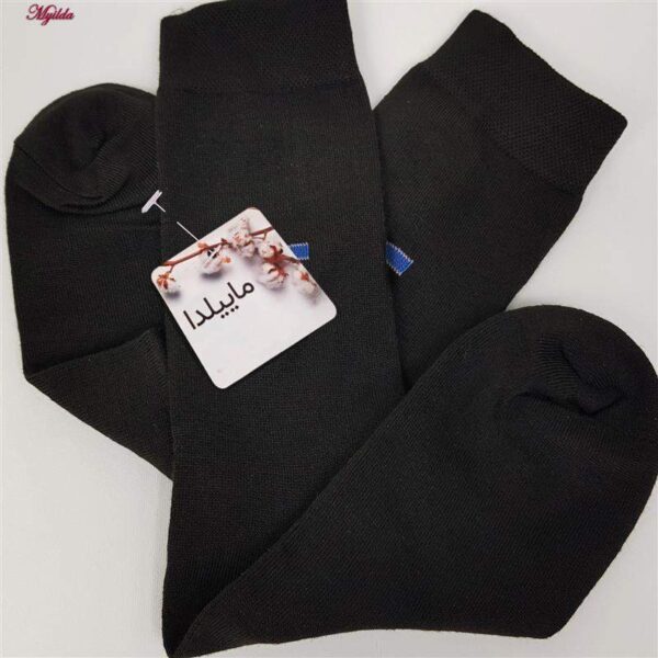 جوراب مردانه ماییلدا مدل 00 ساده بسته 3 عددی