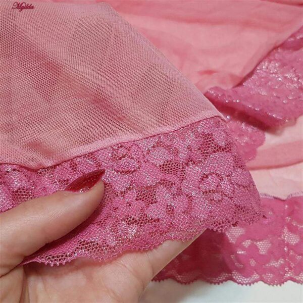 روبدوشامبر زنانه مدل گیپوری کد 4306-81007 رنگ کالباسی