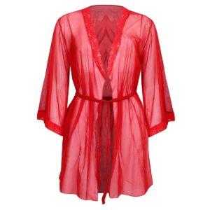 روبدوشامبر زنانه مدل 4305-81008 رنگ قرمز