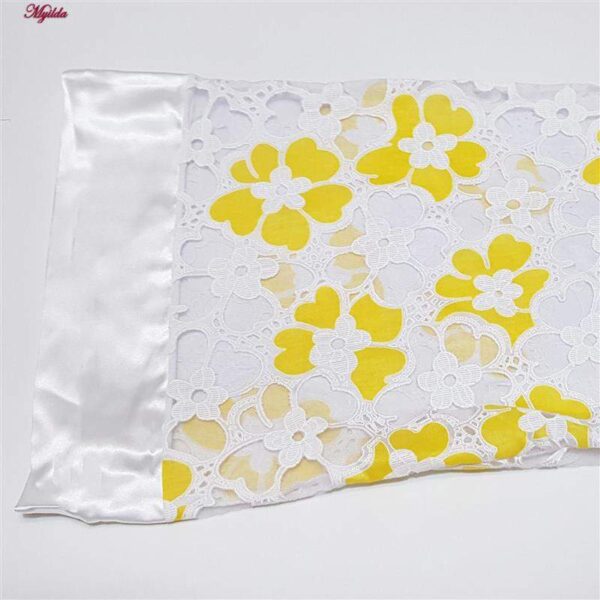 روبدوشامبر زنانه ماییلدا مدل گیپوری گلدار کد 4314 رنگ زرد