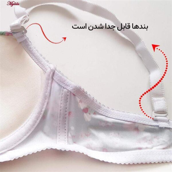 ست شورت و سوتین زنانه لنا مدل پوش آپ فنر دار کد 4378-1