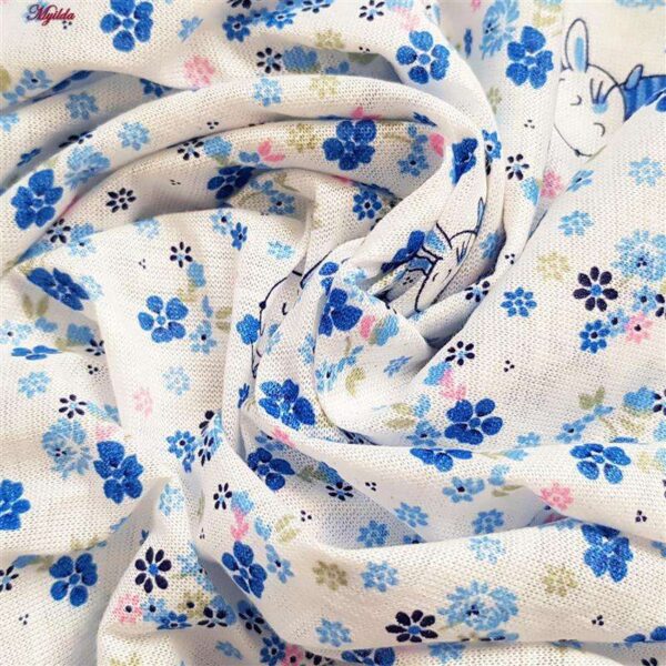 لباس خواب زنانه مدل دکمه دار کد 4379 رنگ آبی