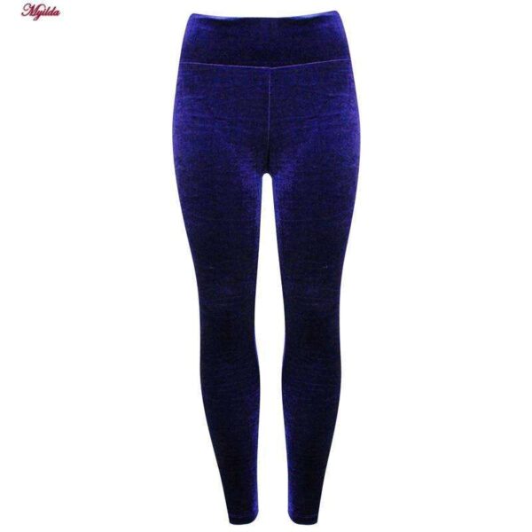 لگینگ زنانه مدل کمر پهن مخمل کد 4383-5