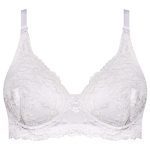 سوتین زنانه پانیذ مدل فنردار کد 301 رنگ سفید