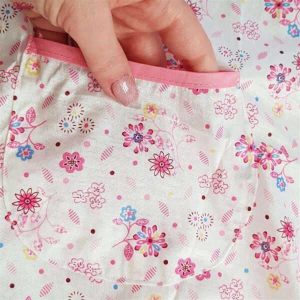 لباس خواب زنانه مدل دکمه دار کد 4380 رنگ صورتی