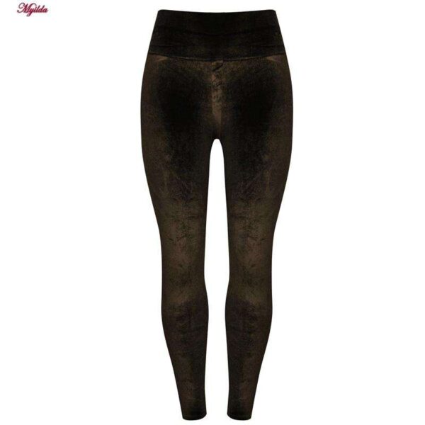 لگینگ زنانه مدل کمر پهن مخمل کد 4383-4