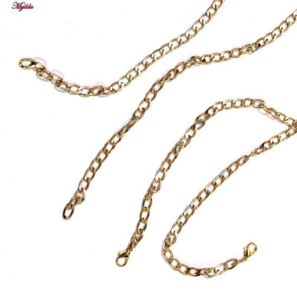 لباس خواب زنانه ماییلدا مدل زنجیر پوست ماری کد 3684-440-G رنگ طلایی