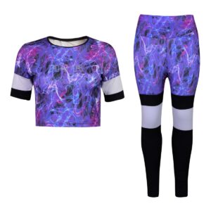 ست نیم تنه و لگینگ ورزشی زنانه ماییلدا مدل 4436 -410P-02