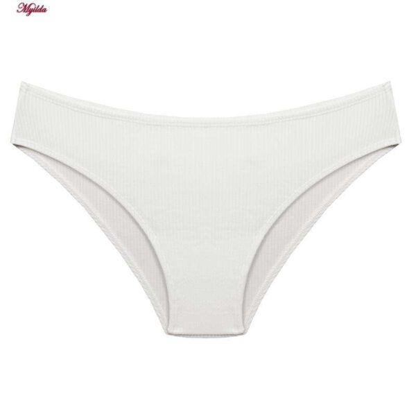 مایو زنانه ماییلدا مدل اسفنجی گره ای کد 4448-458 رنگ سفید