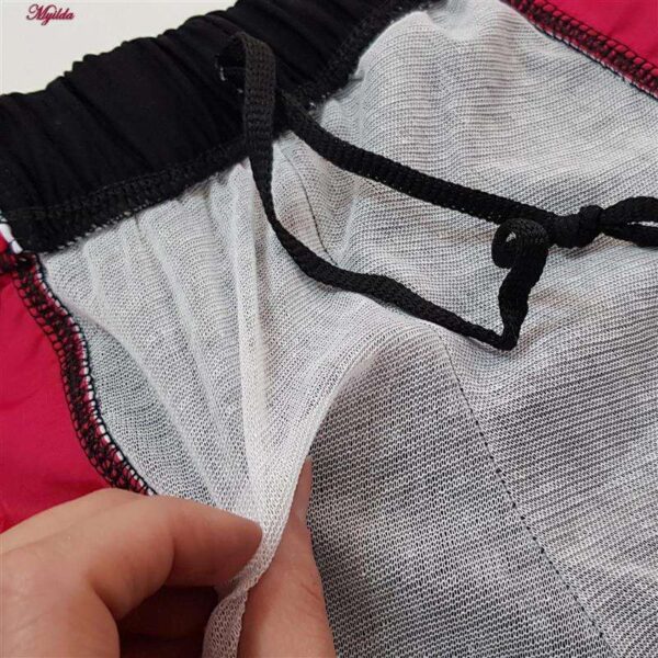 مایو مردانه ماییلدا مدل پادار کد 4411 رنگ سرخابی