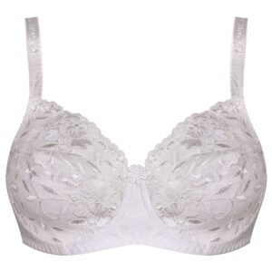 سوتین زنانه پانیذ مدل فنردار کد 44402 رنگ سفید