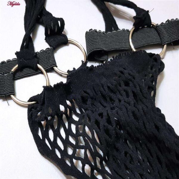 لباس خواب زنانه ماییلدا مدل 4415-y023 رنگ مشکی