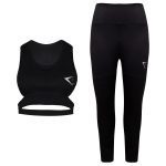 ست نیم تنه و لگینگ ورزشی زنانه ماییلدا مدل 4358-512 رنگ مشکی