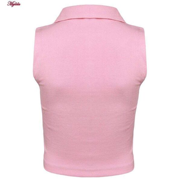 کراپ‌تاپ زنانه ماییلدا مدل 4441-5293 رنگ صورتی