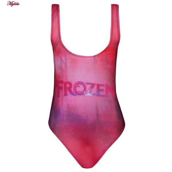 مایو دخترانه ماییلدا مدل Frozen کد 4412-3 رنگ صورتی