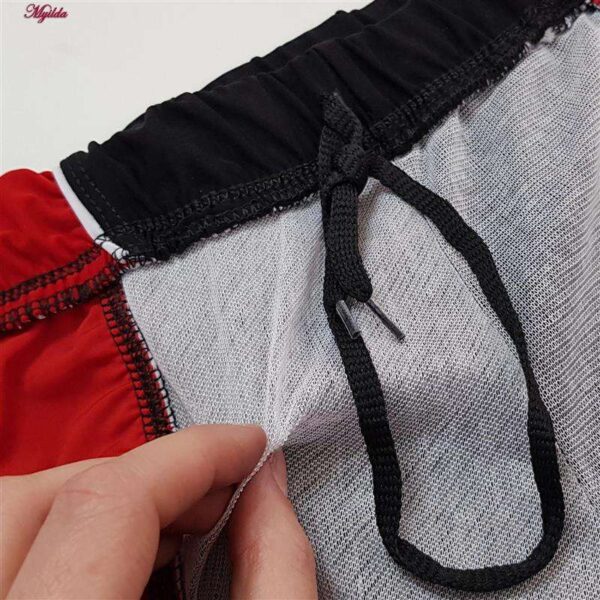 مایو مردانه ماییلدا مدل پادار کد 4411 رنگ قرمز