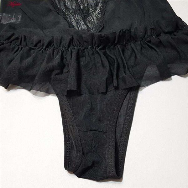 لباس خواب زنانه ماییلدا کد 4419-412 به همراه جوراب رنگ مشکی