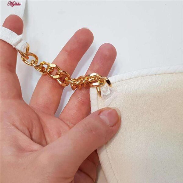 مایو زنانه ماییلدا مدل اسفنجی گره ای کد 4448-458 رنگ سفید