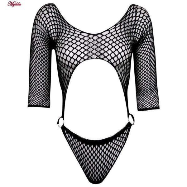 لباس خواب زنانه ماییلدا مدل 4415-y023 رنگ مشکی