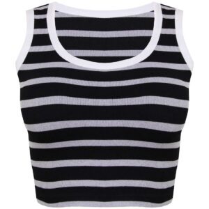 نیم تنه ورزشی زنانه ماییلدا مدل پددار بدون فنر کد 4481 رنگ مشکی