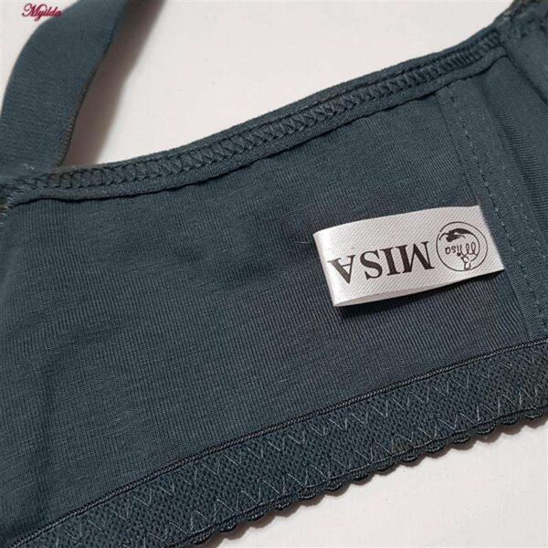 ست شورت و سوتین زنانه میسا مدل فنردار کد 4389 رنگ خاکستری