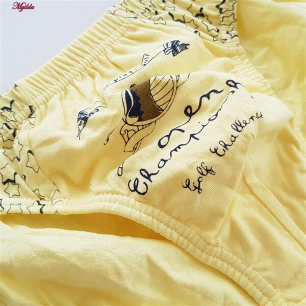 شورت پسرانه ماییلدا مدل اسلیپ کد 4550 رنگ زرد