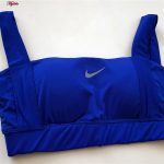 نیم تنه ورزشی زنانه مدل پد دار بدون فنر کد 4519-330P رنگ آبی